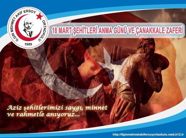 18 Mart Şehitleri Anma Günü ve Çanakkale Zaferi